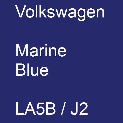 Volkswagen, Marine Blue, LA5B / J2.